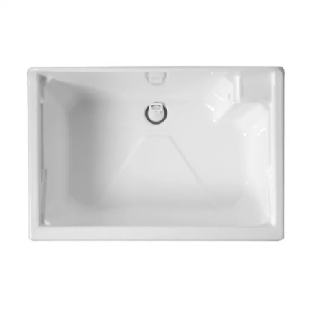 Mobile lavatoio 75x50x87h cm con vasca Lavacril Colavene bianco -2