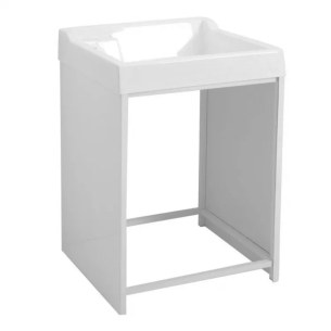 Lavatoio con vano lavatrice 73x67x109h cm Lavacril ON Colavene bianco -1