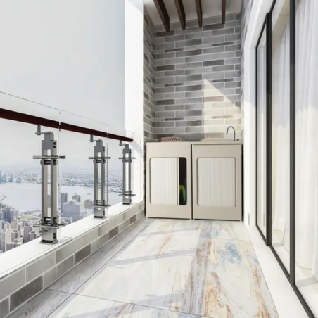 Mobile contenitore 60x50x84h cm con serranda avorio Lavacril Box Colavene -2