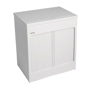 Mobile contenitore 80x60x84h cm con serranda bianco Lavacril Box Colavene -1