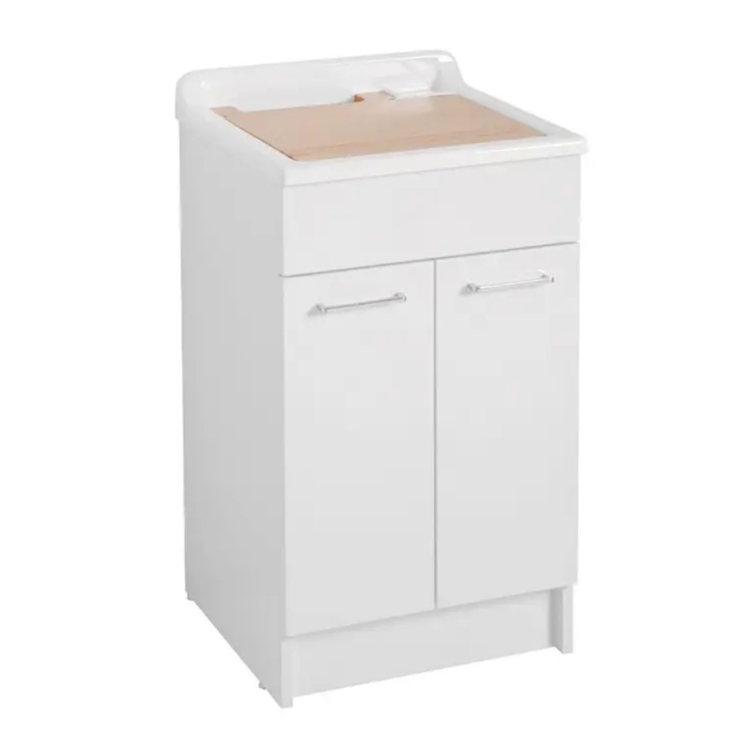 Mobile con lavatoio 60x60x86h cm doppia anta bianco Swash Colavene