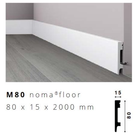 copy of Battiscopa 58x13 mm in HDPS M58 Nomafloor NMC -2