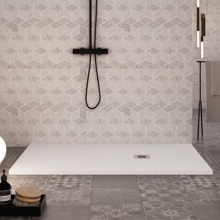 Piatto doccia 90x70 cm bianco Aquana -1