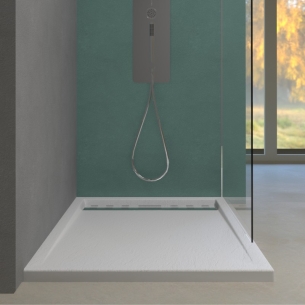 Piatto doccia 120x80 cm bianco Aquana -1