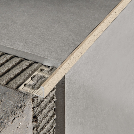 Profilo per rivestimenti 270 cm Proterminal Stone White Progress Profiles -1