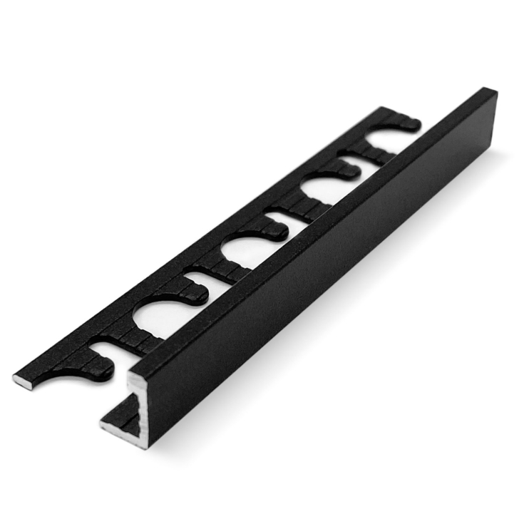 Profilo per rivestimenti 270 cm Proterminal Stone Black Progress Profiles -2