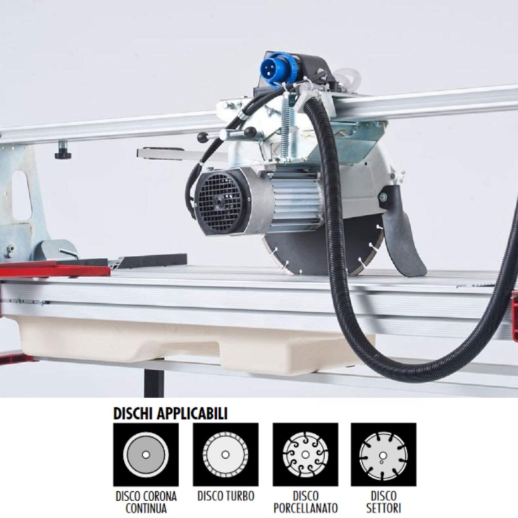 Machine à scier avec moteur et chariot coulissant 223MS100EU SMS 100 Raimondi -12