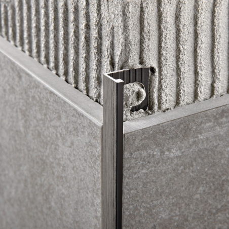 copy of Profilo per rivestimenti 270 cm Proterminal Argento Progress Profiles -1