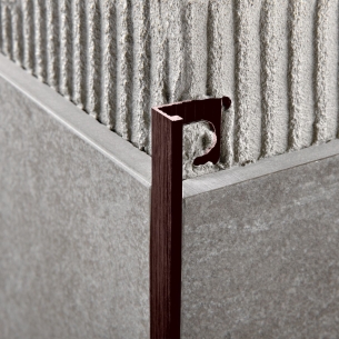 Profilo per rivestimenti 270 cm Proterminal Bronzo anticato Progress Profiles -1