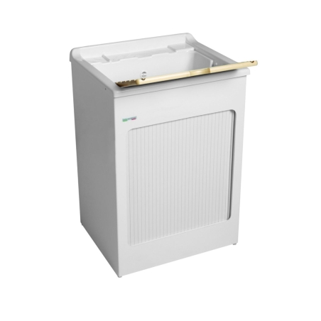 Mobile lavatoio 60x50x87h cm con vasca Lavacril Colavene bianco -2