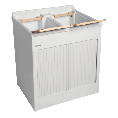 Mobile lavatoio 80x60x84h cm con vasca Lavacril Colavene bianco -1