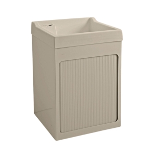 Lavatoio con coprilavatrice 73x67x109h cm con vasca Lavacril ON Colavene avorio -1