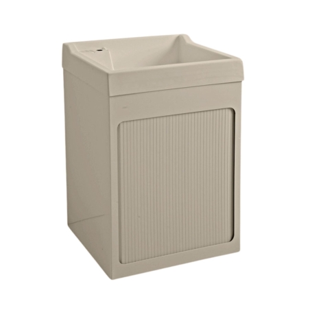 Lavatoio con coprilavatrice 73x67x109h cm con vasca Lavacril ON Colavene avorio -1