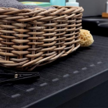 Mobile contenitore 60x50x84h cm con serranda nero Lavacril Box Colavene -4