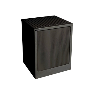 Mobile contenitore 60x60x84h cm con serranda nero Lavacril Box Colavene -1