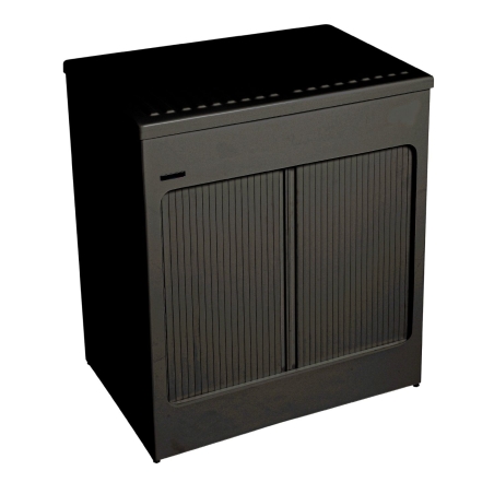 Mobile contenitore 75x50x84h cm con serranda nero Lavacril Box Colavene -1