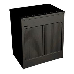 Mobile contenitore 80x60x84h cm con serranda nero Lavacril Box Colavene -1