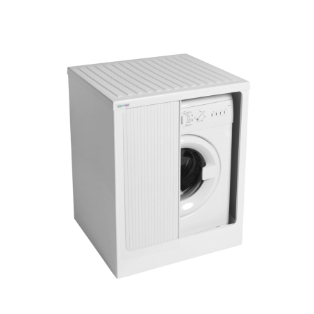 Mobile copri lavatrice 72x68x91h cm con serranda bianco Lavacril Box Colavene -2