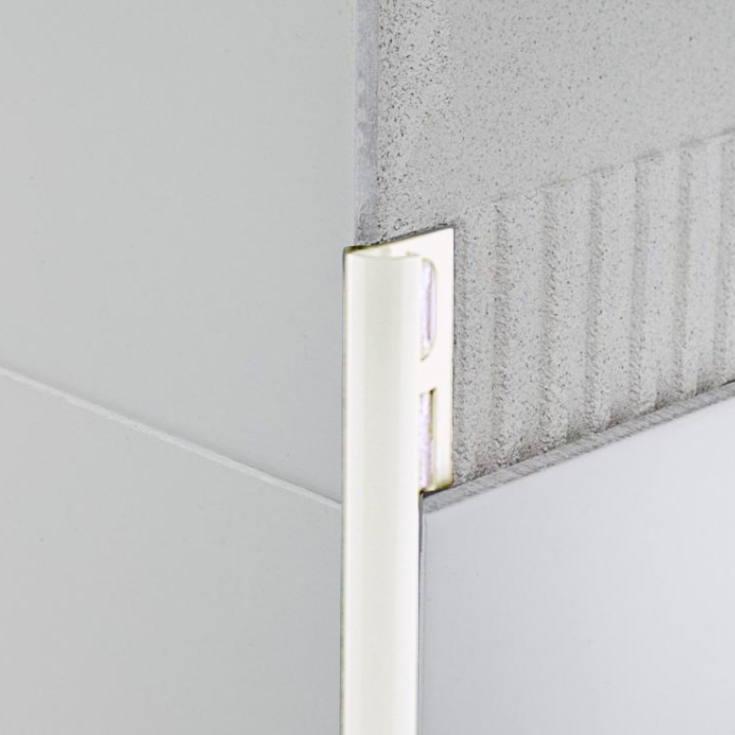 Profilo in PVC Bianco 270cm Protrim RE Profilpas -1