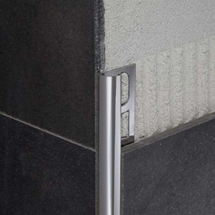 Profilo alluminio brillantato lucido 270cm Cerfix Protrim Profilpas RB -1