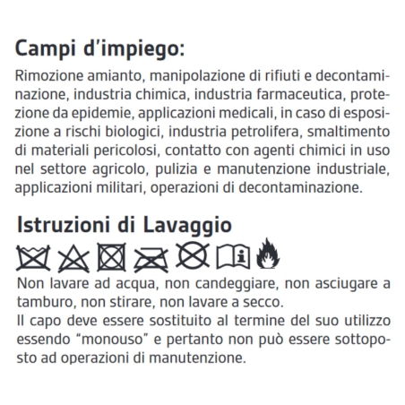 Tuta monouso bianca con cappuccio Prokem Neri -2