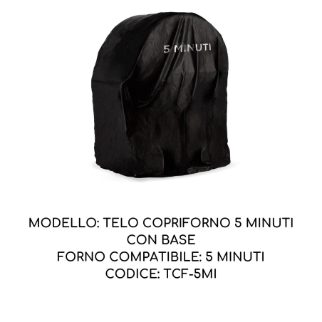 Telo copriforno Alfa Forni per 5 MINUTI con base TCF-5MI -2