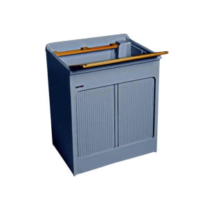 Mobile lavatoio 75x50x87h cm con vasca Lavacril Colavene grigio -1