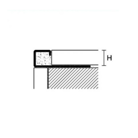 Profilo in alluminio anodizzato 270cm ProAngle Q Profilpas ZQAN -2