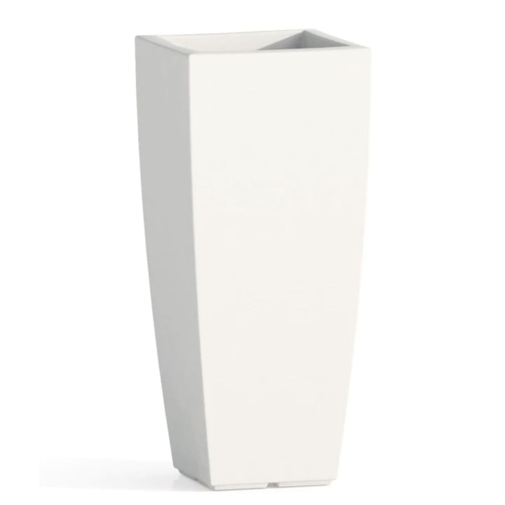 Portavaso in polietilene alto 70h cm Stilo Square Monacis -12