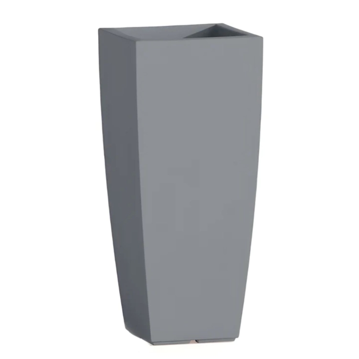 Portavaso in polietilene alto 70h cm Stilo Square Monacis -14