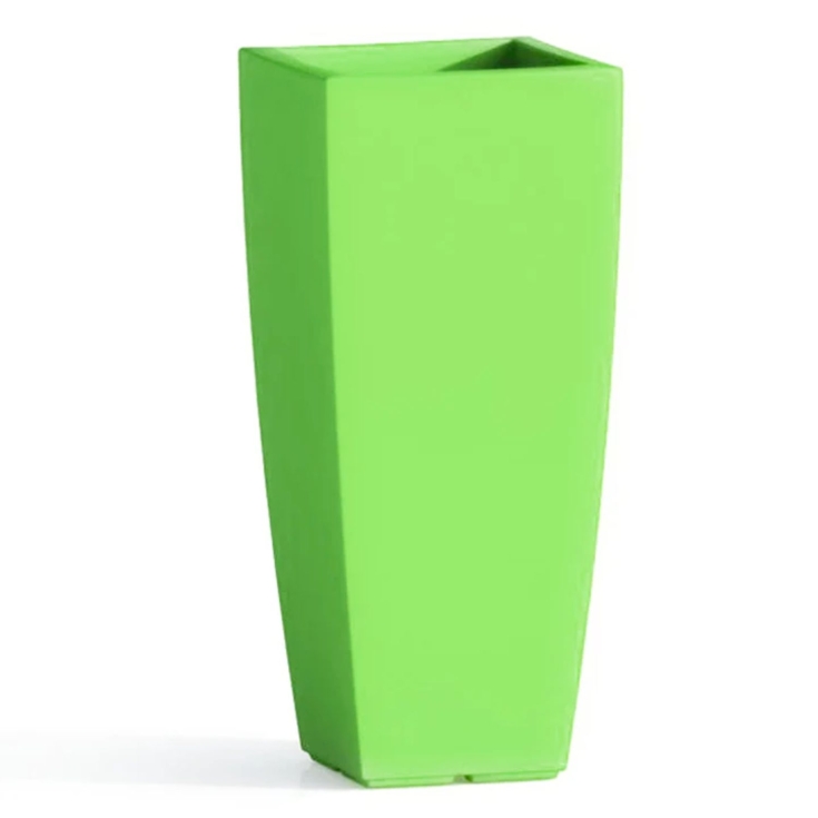 Portavaso in polietilene alto 90h cm Stilo Square Monacis -13