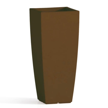 Portavaso in polietilene alto 90h cm Stilo Square Monacis -14