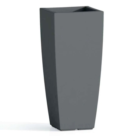 Portavaso in polietilene alto 90h cm Stilo Square Monacis -20