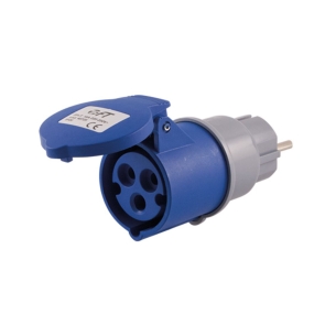 Spina shuko con presa 2P+T 16A 220V CEE -1