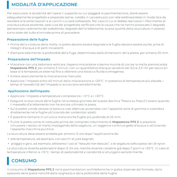 Malta per pavimentazioni Mapestone PFS2 Mapei Neutro 25Kg -3