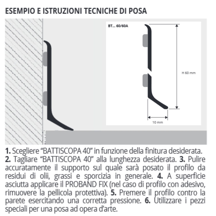 Battiscopa alluminio brillantato spazzolato titanio 200 cm Progress Profiles BTBT -3