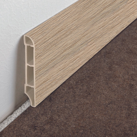 Battiscopa Rovere Victoria 250 cm H 70 mm Progress Profiles 7011 BTEPR -1