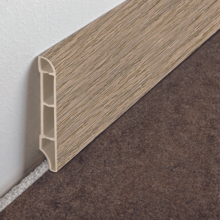 Battiscopa Rovere Grace 250 cm H 70 mm Progress Profiles 7011 BTEPR -1