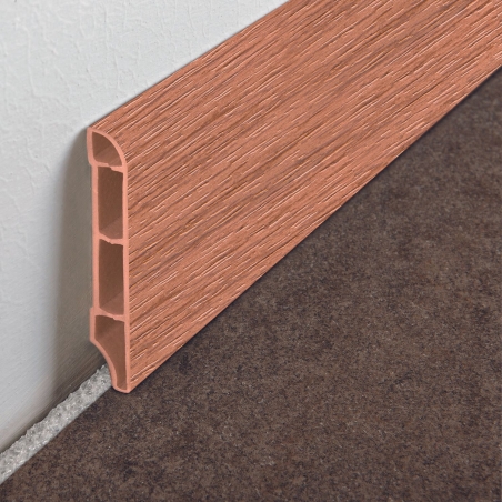 Battiscopa Zebrano Chiaro 250 cm H 70 mm Progress Profiles 7011 BTEPR -2