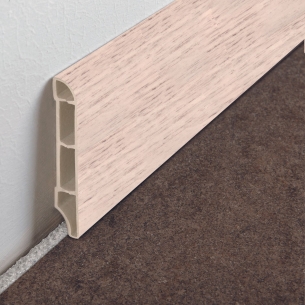 Battiscopa Rovere Bianco 250 cm H 70 mm Progress Profiles 7011 BTEPR -1