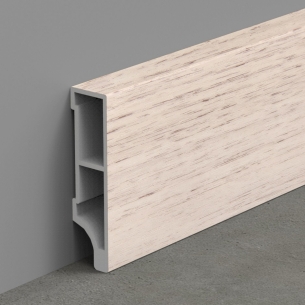 Battiscopa Rovere Bianco 240 cm H 40 mm Progress Profiles 4010 BTEPR -1