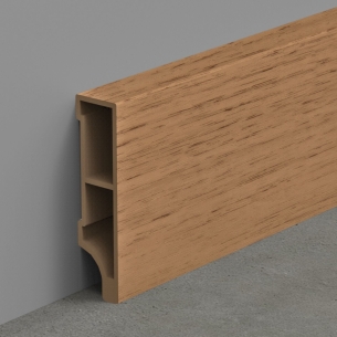 Battiscopa Rovere Havana 240 cm H 40 mm Progress Profiles 4010 BTEPR -1