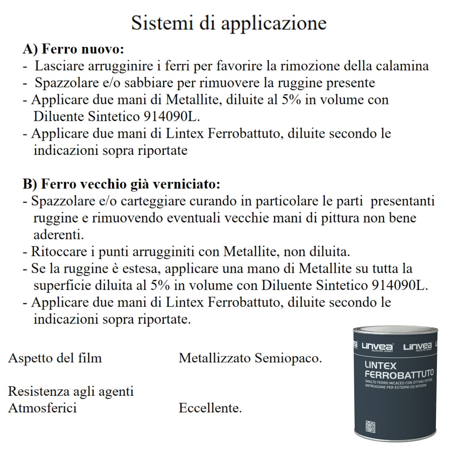 Smalti antiruggine ferromicacei per ferro