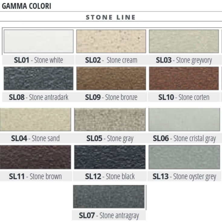 Profilo rivestimenti 270cm Stone Grey Projolly Square PJQSA -4