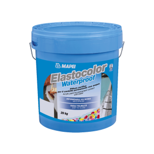 Pittura acrilica impermeabile all'acqua Elastocolor Waterproof Mapei 20 kg -1