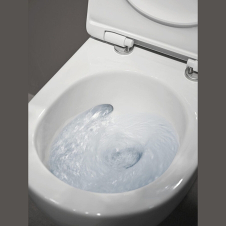 Wc sospeso bianco 54x36 cm GoSilence AP118S App Flaminia -3