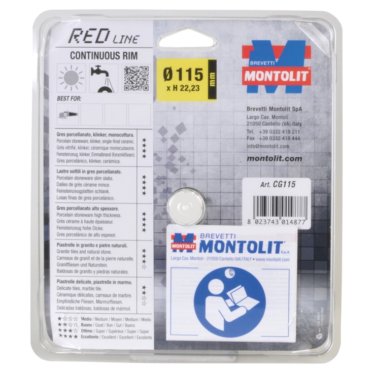 Disco diamantato 115 mm Cermont CG Progres CG115 Montolit -4