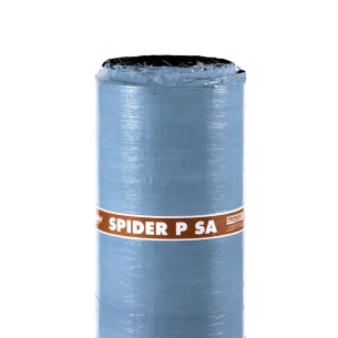 Guaina autoadesiva granigliata grigia -10° Adeso Spider P Polyglass -1