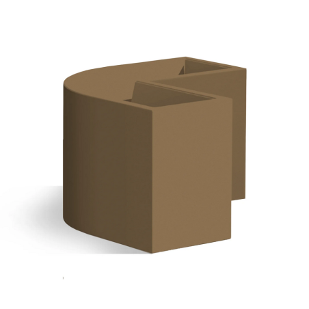 Vaso da giardino angolare 80x80x35 cm Flowerpot Monacis -2