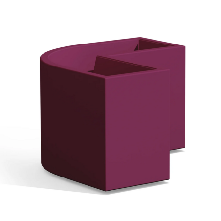 Vaso da giardino angolare 80x80x35 cm Flowerpot Monacis -4